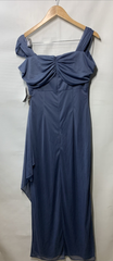 Alex Evenings Womens Long Cold Shoulder Mother of the Bride Evening Dress Size 6