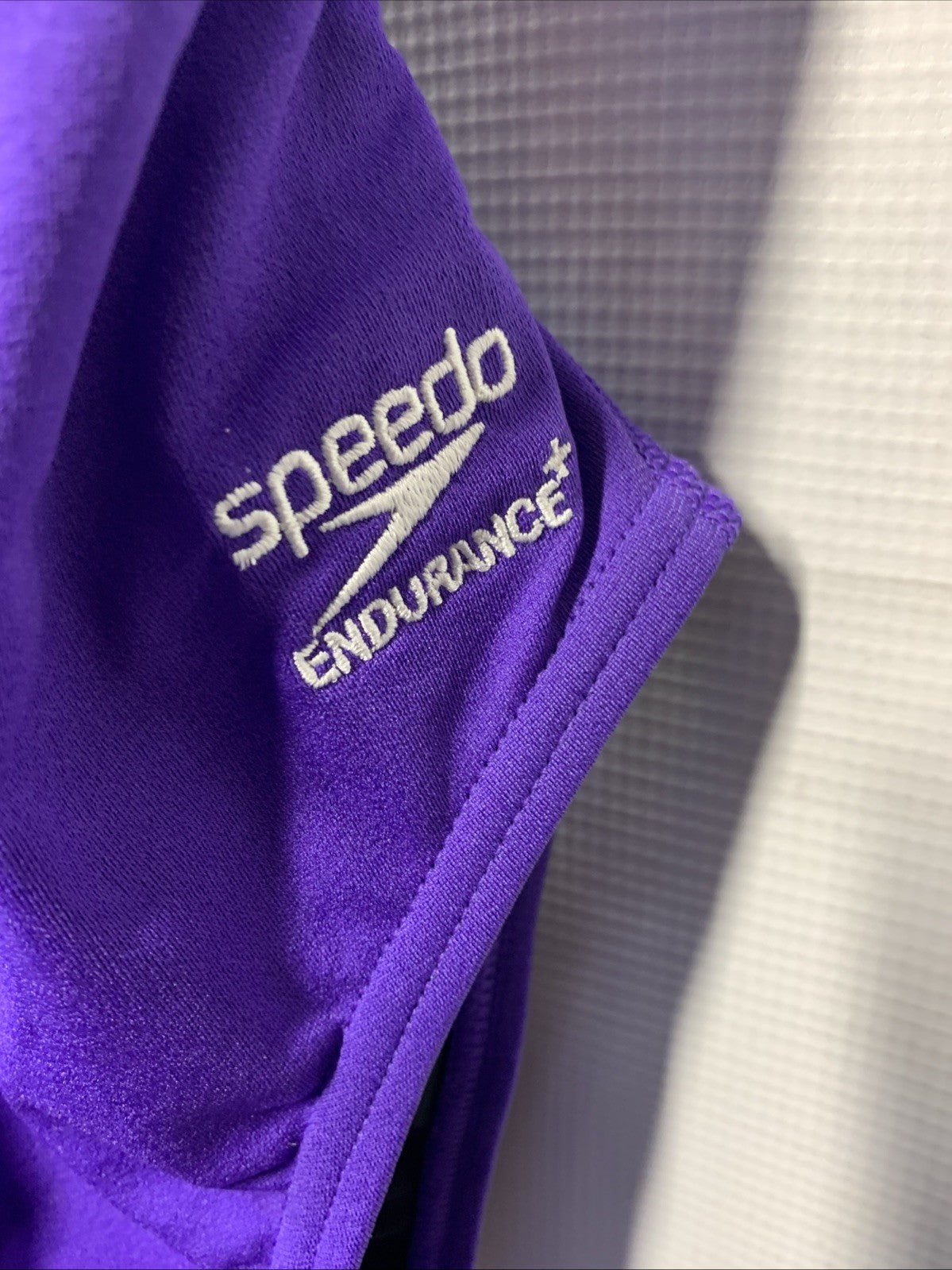 Speedo Women's Swimsuit One Piece Endurance Team Purple Swimwear Racerback 28