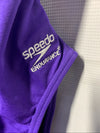 Speedo Women's Swimsuit One Piece Endurance Team Purple Swimwear Racerback 28