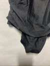 DKNY DI4MS518 One Piece Twist Front Keyhole Swimsuit Black Swimwear Size Large