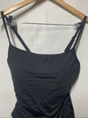 La Blanca Women's One Piece Swimsuit Island Goddess Shirred Side Bathing Size 14