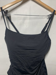 La Blanca Women's One Piece Swimsuit Island Goddess Shirred Side Bathing Size 14