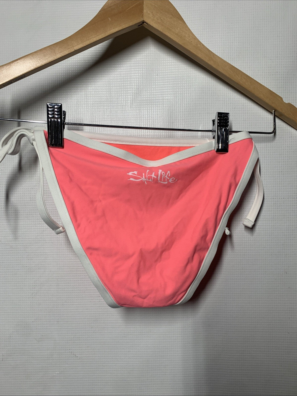 Live Salty Women's Tie Side Bikini Bottom Cheeky Coverage Underwear Size XS