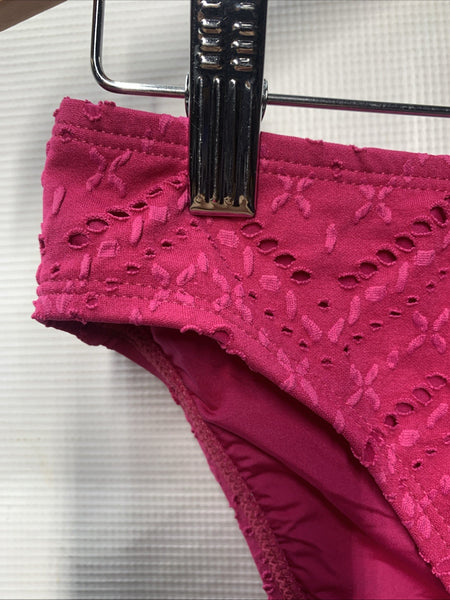 La Blanca LB4BC93-MAG Women's Hipster Bikini Bottom Underwear Magenta Size 10