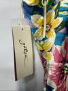 Gottex Tropicana Square Neck One Piece Adjustable Straps Floral Swimwear Size 8
