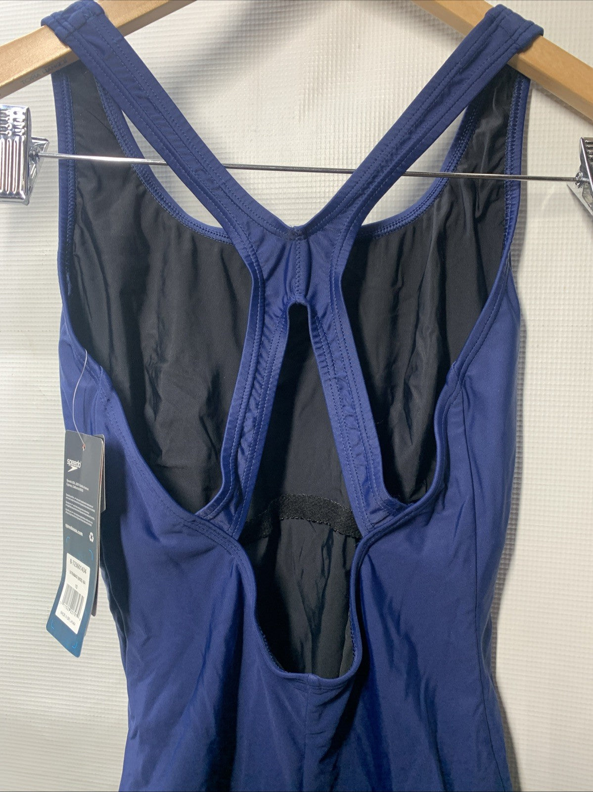 Speedo Women's Swimsuit One Piece PowerFlex Ultraback Moderate Swimwear Size 10