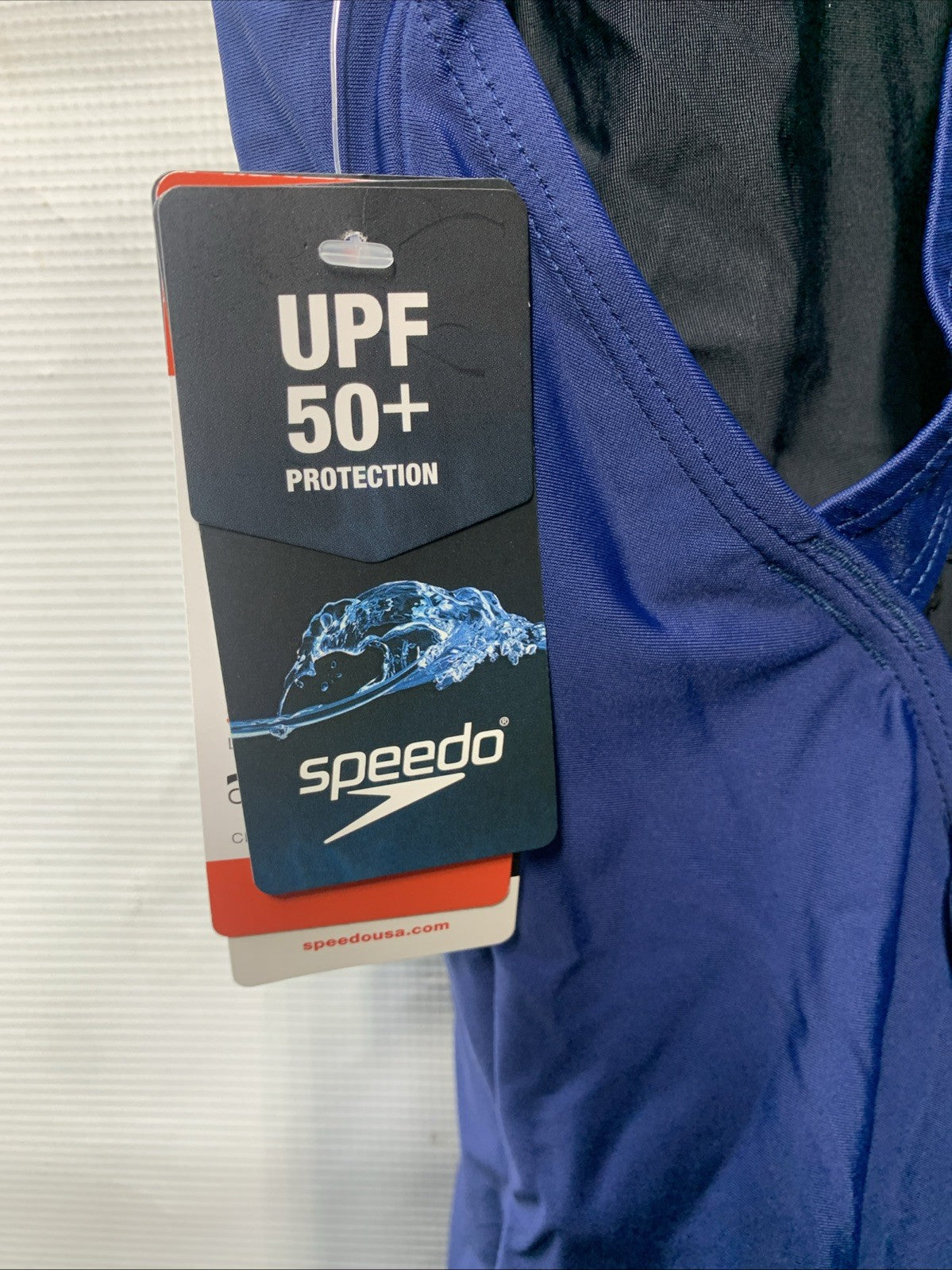 Speedo Women's Swimsuit One Piece PowerFlex Ultraback Moderate Swimwear Size 10