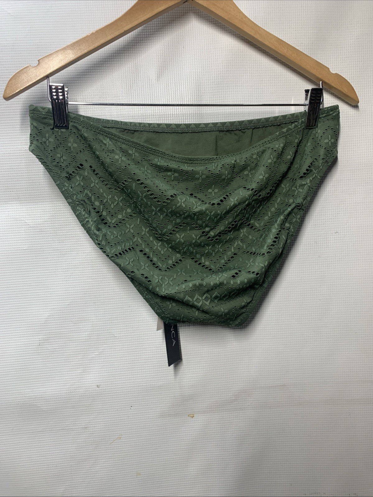 La Blanca LB4BC93 Women's Hipster Swimsuit Bottom Olive Underwear Swimwear 12