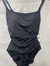 La Blanca Women's Standard Island Goddess Lingerie One Piece Black Swimwear Sz 8