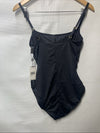 La Blanca Women's Standard Island Goddess Lingerie One Piece Black Swimwear Sz 8