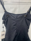 La Blanca Women's Standard Island Goddess Lingerie One Piece Black Swimwear Sz 8