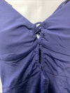 La Blanca Women's Island Goddess One Piece Swimsuit Indigo Swimwear Size 12