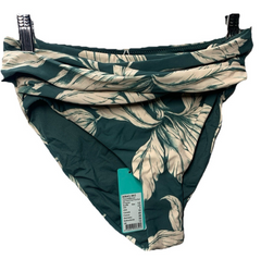Seafolly Women's High Waist Wrap-Front Bikini Bottom Evergreen Underwear Size 8