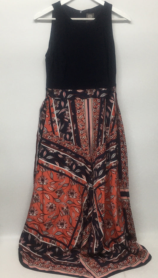 Vince Camuto Handkerchief PUM Persimmon Dress Size 10 Sleeveless V-Neck
