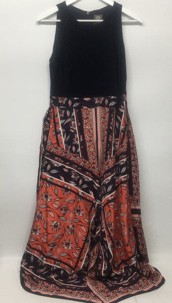 Vince Camuto Handkerchief PUM Persimmon Dress Size 10 Sleeveless V-Neck