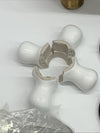 Lavatory Faucet 4 Inch Centerset Porcelain Cross Handle KB1608PX - FOR PARTS