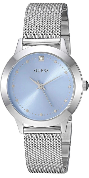 GUESS Women's Quartz Stainless-Steel Strap Silver Casual Watch Analog U1197L2