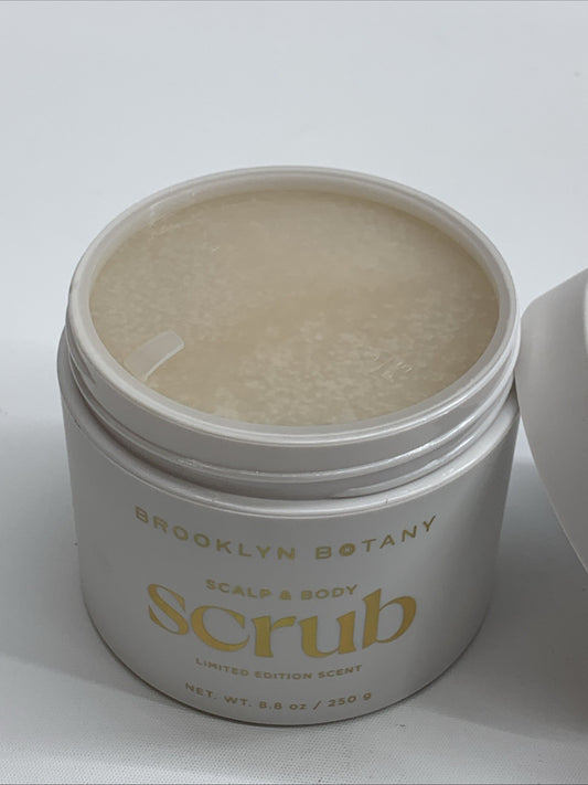 Brooklyn Botany Scalp & Body Scrub Sugar Scrub Body Exfoliator & Scalp 8.8oz