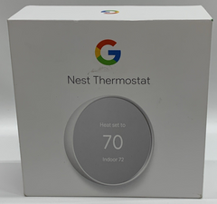Google Nest Smart Thermostat Home Programmable Wifi Thermostat GA01334-US Snow