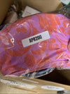 ROXY Tapestry Patchwork Wrap Tie Plunge One Piece Swimsuit Size Medium Swimwear