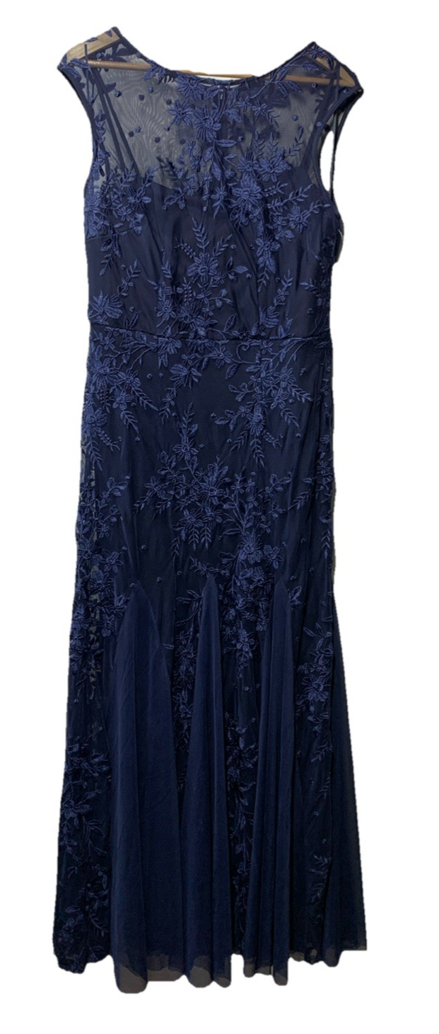 Alex Evenings Women's Long Length Fit & Flare Mother of The Bride Dress Size 12
