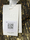 GRACE KARIN Womens Sequin Party Dress Cocktail One Shoulder Sleeveless Size XL