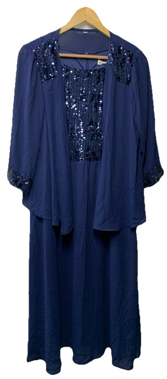 GRACE KARIN Wedding Guest Dress Mother of The Bride Dresses Two Piece Size L