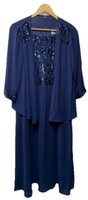 GRACE KARIN Wedding Guest Dress Mother of The Bride Dresses Two Piece Size L