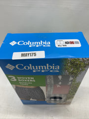 Columbia PFG Men's Woven Boxers Short Size XL Underwear with Side Slit - 3 Pack