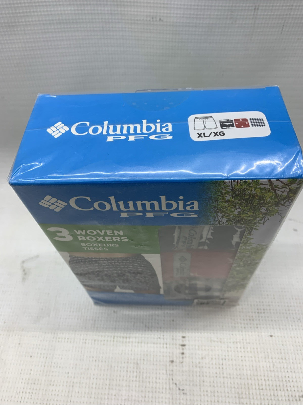 Columbia Men's PFG Woven Boxers Size XL Comfortable with Side Slit - 3 Pack