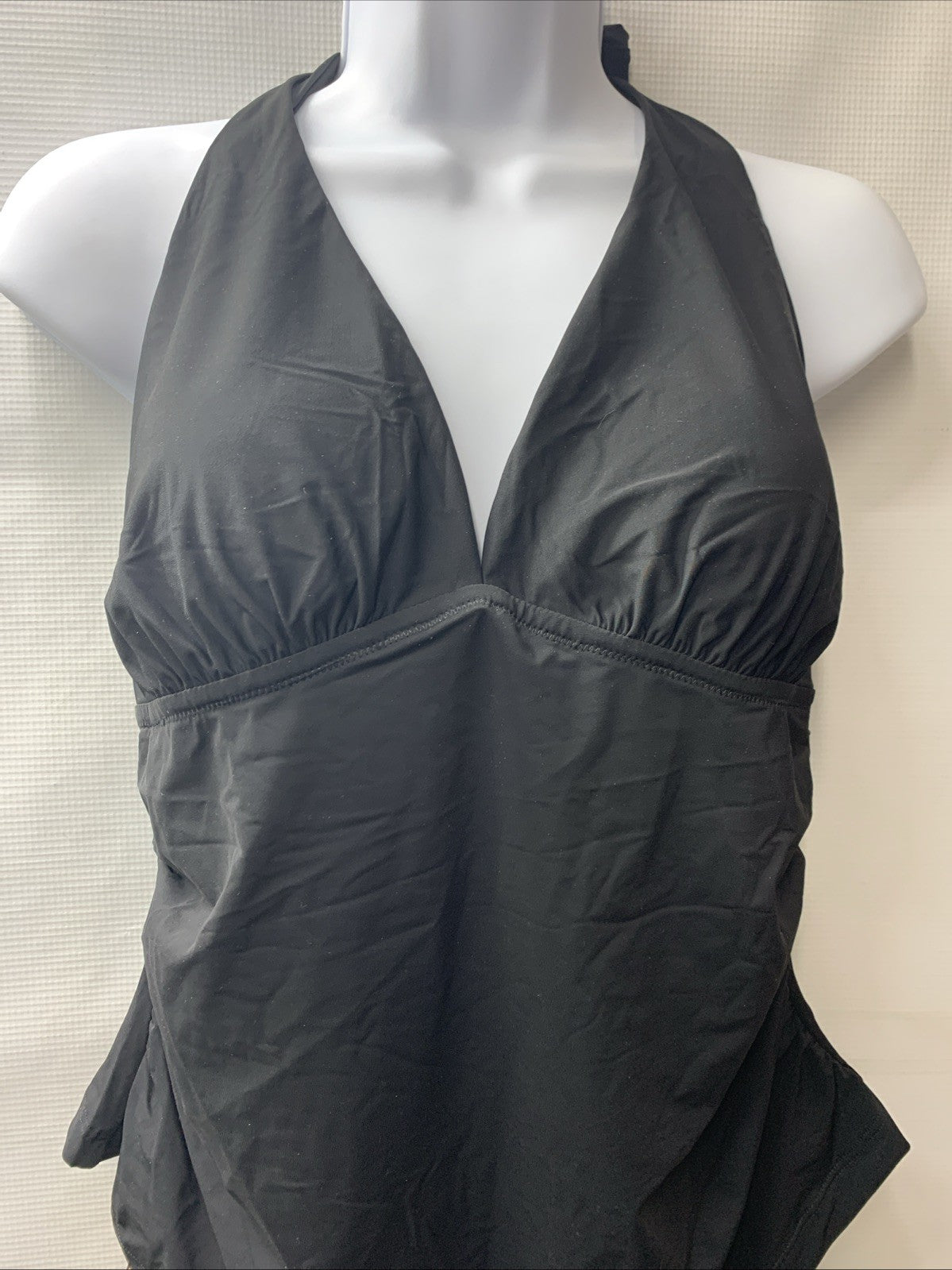 Popilush Women's Tankini Bathing Swimsuits V-neck Swimwear Two-Piece Size Large