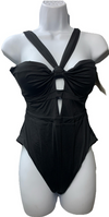 Becca Virtue Color Code Rylie Convertible Bandeau One Piece Swimsuit Size Large
