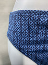 La Blanca Charmed Coast Mid-Rise Bikini Bottom Hipster Underwear Chambray Size 8