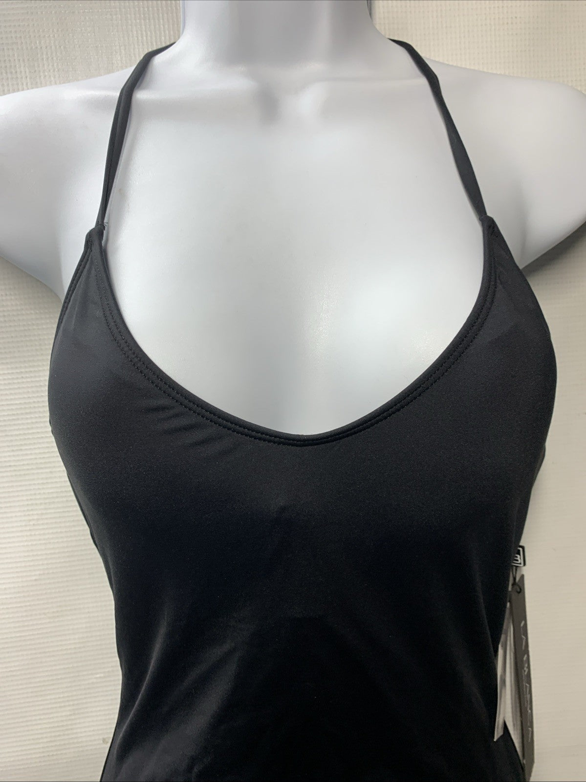 La Blanca LB0IG07 Womens Island Goddess One Piece Swimsuit Black Swimwear Size 6