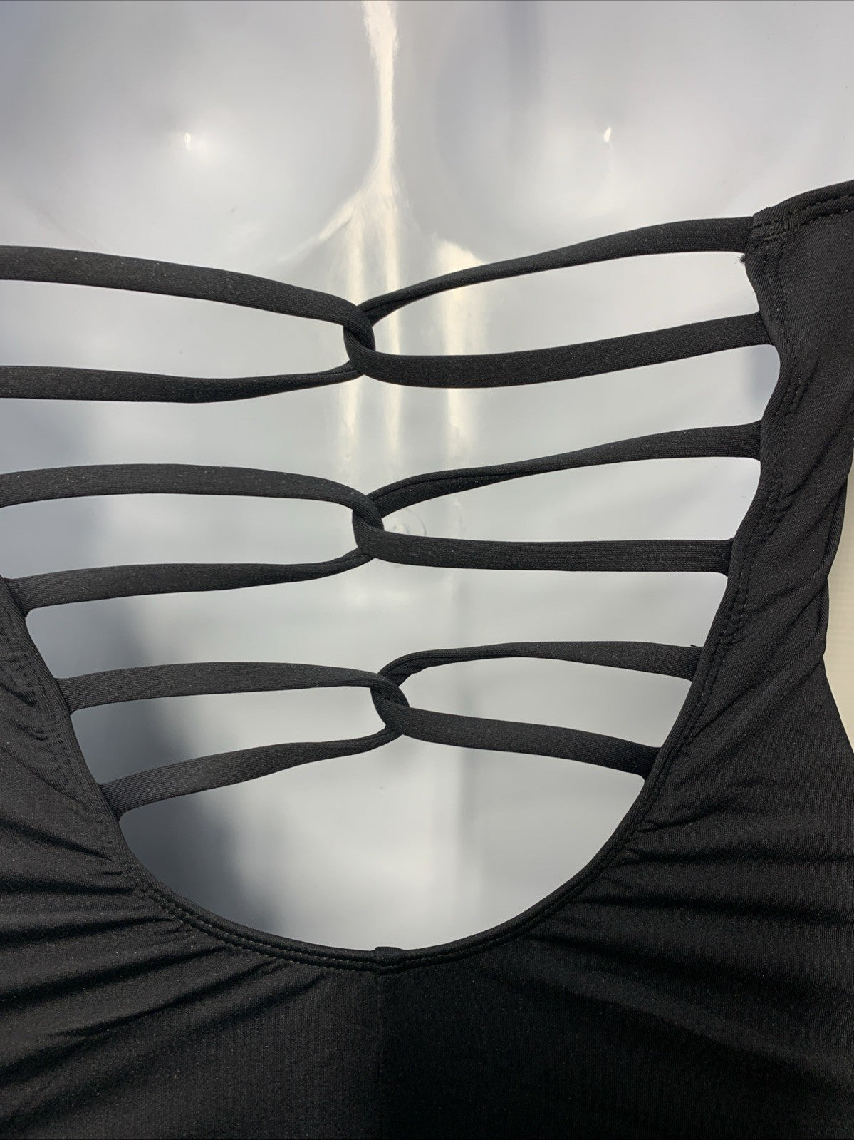 La Blanca LB0IG07 Womens Island Goddess One Piece Swimsuit Black Swimwear Size 6