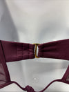 Becca 733257 Muse Mesh Overlay Multi Way Bralette Swimsuit Bikini Top D-Cup