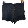 La Blanca Beach Short Swimsuit Cover Up Swim Trunks, Black Seaside Covers, Small