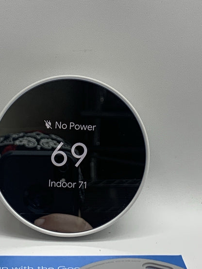 Google Nest Thermostat - Smart Thermostat for Home Programmable Wifi - GA01334