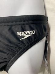 Speedo Men's Competition Training Suit Diving Swimming Brief Black Underwear 32