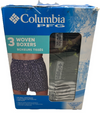 Columbia PFG Men's Woven Boxers Underwear w/Side-slit 2XL Multi-color - 3 Pack