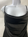 Lulus Women's Pandora Flower Back Mini Evening Dress Sleeveless Black Size Small