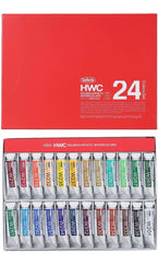 Holbein HWC Artist'S Watercolors Size 15ML Tubes Non Toxic W444 - Set of 24