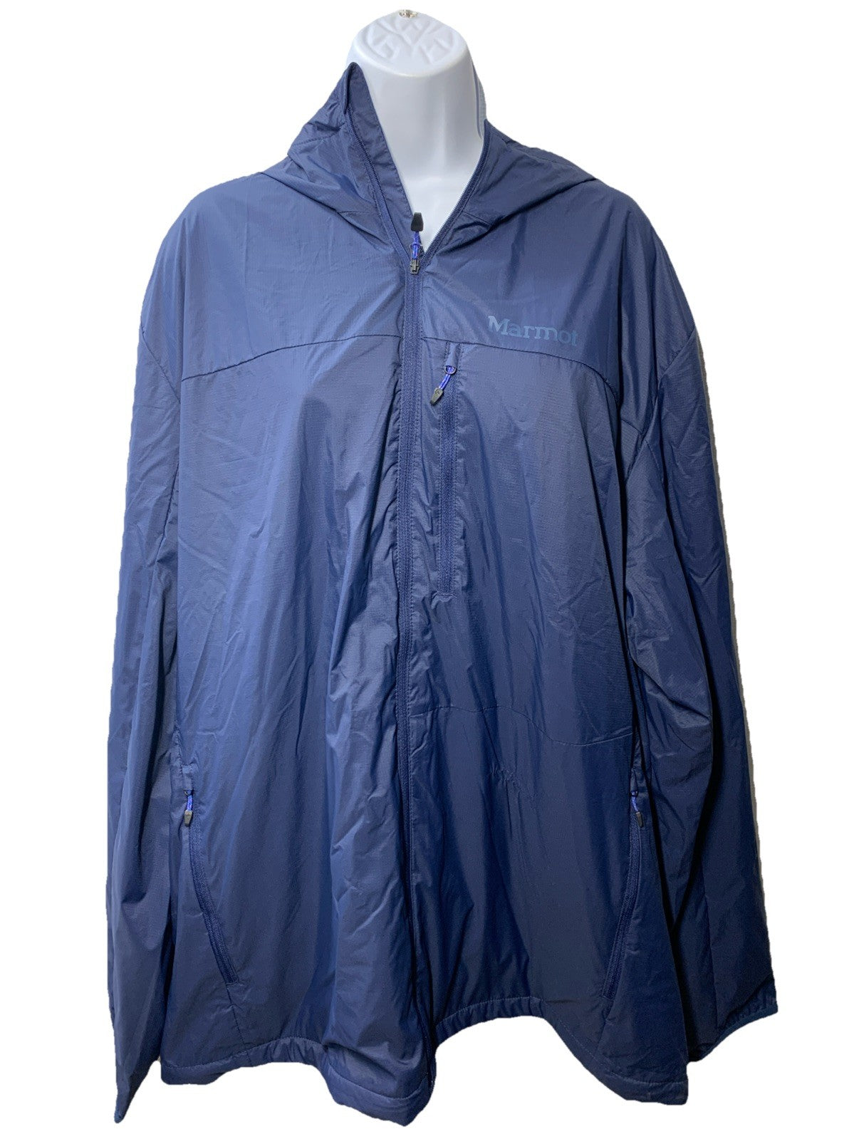 MARMOT Men's Precip Eco Waterproof Rain Jacket Long Sleeve Breathable Size XXL