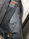 Mens Heated Jacket with Detachable Hood Waterproof Winter Outdoor Size 3XL Black