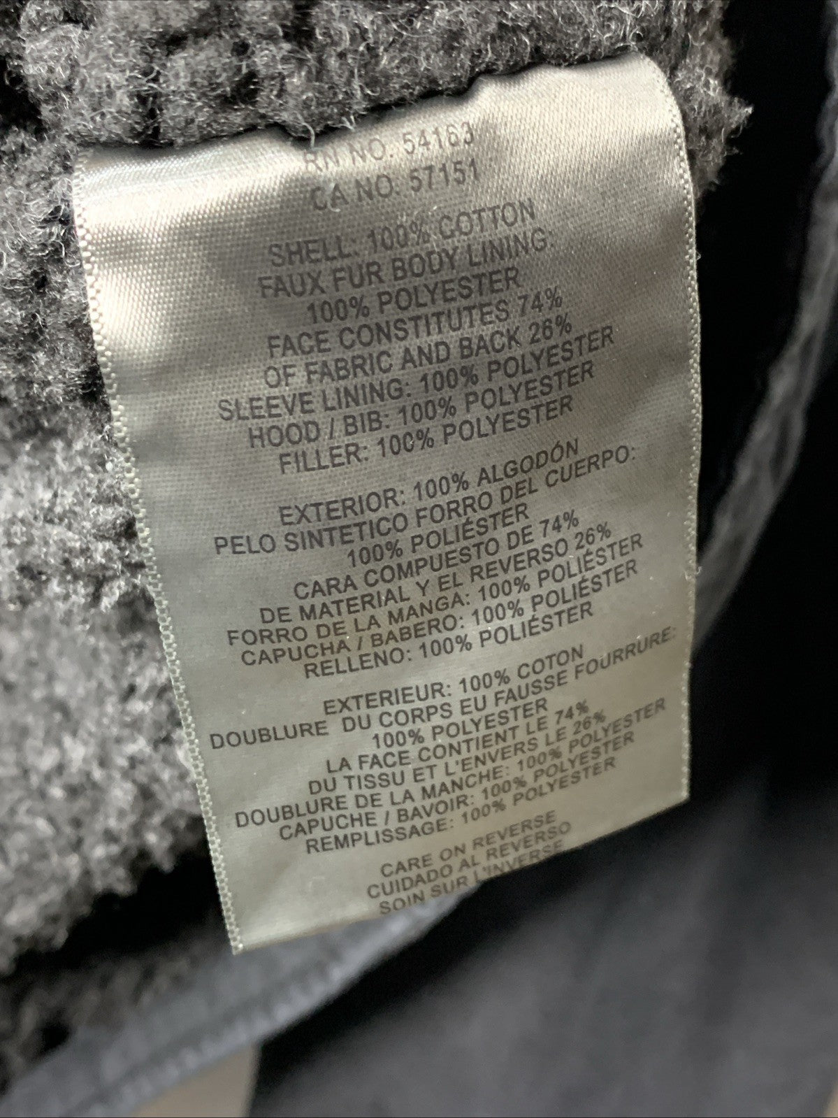 Levi's Men's Washed Cotton Hooded Military Jacket Hooded Long Sleeve Size Large