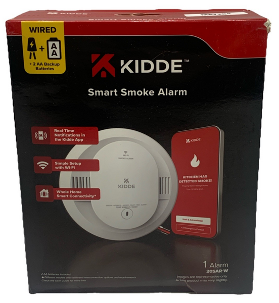 Kidde 20SAR-W Hardwired Kidde App Enabled Smart Smoke Detector w/Backup Battery