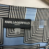 Karl Lagerfeld Women's Sleeveless Strappy V-Neck Woven Blouse Pull On Size XL