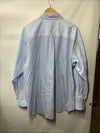 JOE'S JEANS Women's The Boyfriend Shirt Long Sleeve Blue/White Stripes Size XL