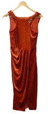 Grace Karin Cowl Neck Velvet Office Lady Party Pencil Dress Size S Sleeveless