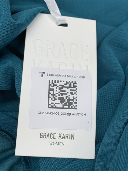 GRACE KARIN 2025 Womens Summer Tops Dressy Business Casual Chiffon Size 2XL